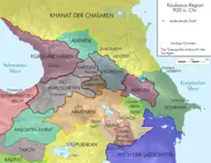 Caucase, 900
