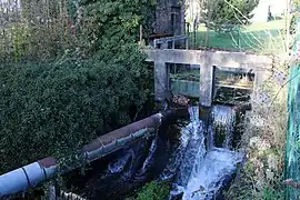 Vestiges du moulin à eau sur l'Omignon.