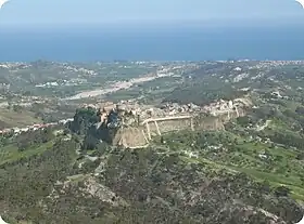 Paysage de la Locride depuis Caulonia.