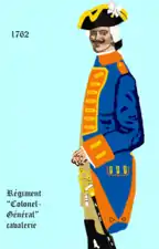 régiment Colonel-Général cavalerie de 1762 à 1767