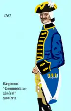 l' uniforme du régiment de 1767 à 1776