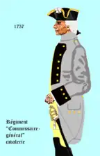 régiment du Commissaire Général de 1757 à 1762