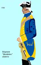 régiment de Penthièvre cavalerie de 1762 à 1767