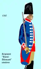 régiment Royal-Allemand cavalerie de 1767 à 1776