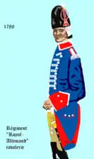Régiment Royal-Allemand cavalerie  1786 - 1791