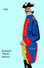 régiment Royal cavalerie de 1762 à 1767