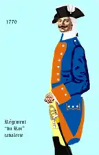 régiment du Roi cavalerie de 1776 à 1779