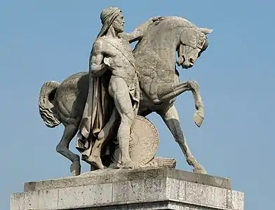 Cavalier arabe (1849), Paris, pont d'Iéna.