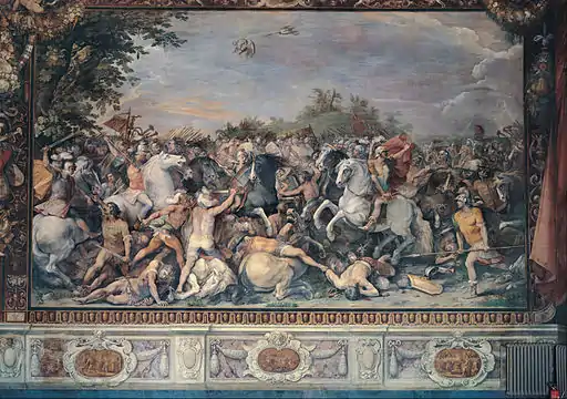 Bataille contre les habitants de Véies et Fidenes (1597)Musée du Capitole - Palais des Conservateurs