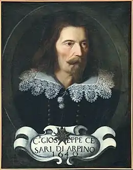 Portrait peint du buste d'un homme en tenue élégante du XVIIe siècle.