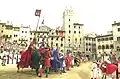 Nobles chevaliers en parade