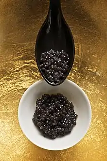 Caviar beluga.