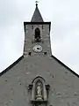 Le clocher de l'église.