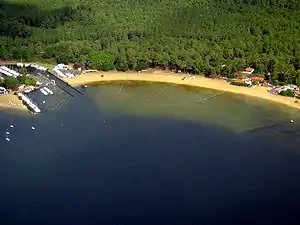 Plage de Cazaux.