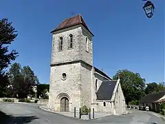 L'église Saint-Laurent de Cazoulès.