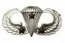 Basic Parachutist Badge avec trois étoiles de saut