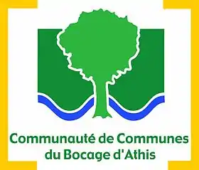 Blason de Communauté de communes du Bocage d'Athis