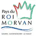 Ancien logo de la Communauté de communes du pays du Roi Morvan de 1999 (?) à 2012.