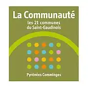 Blason de Communauté de communes du Saint-Gaudinois