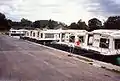 Coches de plaisance sur le canal de Bourgogne