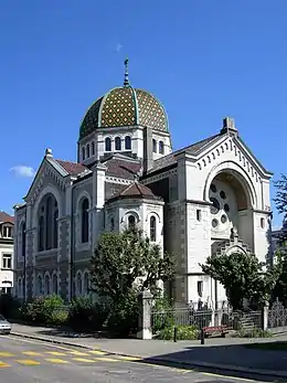Synagogue de La Chaux-de-Fonds (Suisse).