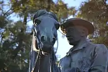Statue équestre de Cecil Rhodes à Kimberley
