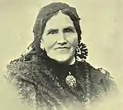 Celia Barrios de Reina, mère du général Reina Barrios et sœur de l'ancien président Justo Rufino Barrios . 1897.