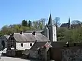 Celles, l’église Saint-Hadelin.