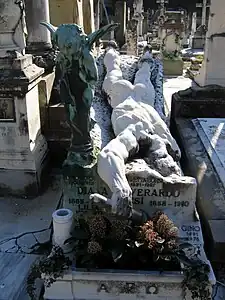 Tombe figurée.