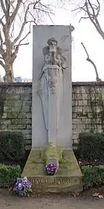 Cénotaphe de Baudelaire (1902), Paris, cimetière du Montparnasse.