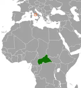 République centrafricaine et Saint-Siège