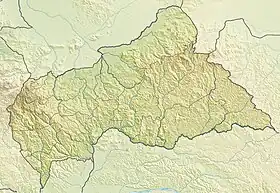 Voir sur la carte topographique de République centrafricaine