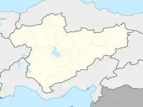 Voir sur la carte administrative de la région de l'Anatolie centrale