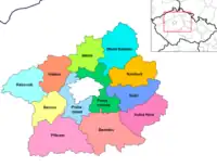 Districts of Central Bohemia