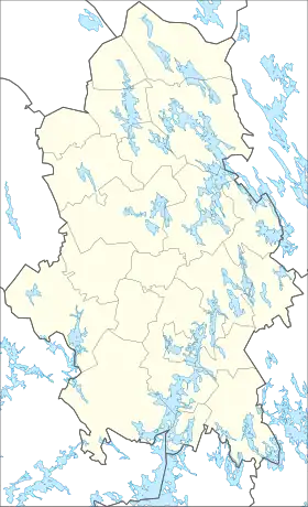 Voir sur la carte administrative de Finlande centrale