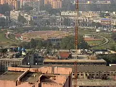 Parc central et cercle intérieur de Connaught Place.