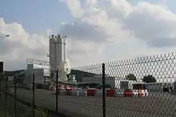 Centre des travaux site ouest en septembre 2009.