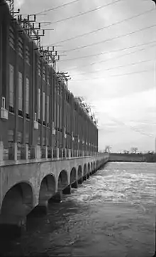  La centrale hydroélectrique de Beauharnois en 1941.