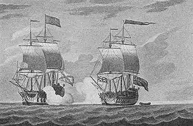illustration de HMS Centurion (1732)