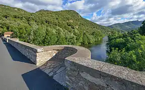 Vue depuis le pont de Ceps.