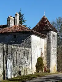 Détail de la façade orientale.