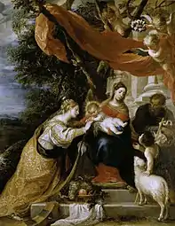 Fiançailles de Ste Catherine (1660)Musée du Prado