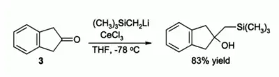 Réaction d'alkylation dirigée CeCl 3.