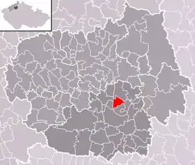 Localisation de Černěves