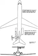 Dessin du NTSB représentant le point d'impact approximatif des deux avions.