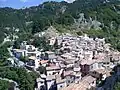 vue de la partie nord de la ville depuis la Rocca