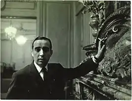 Cesar Balsa au St. Regis après avoir acheté l'hôtel, années 1960.