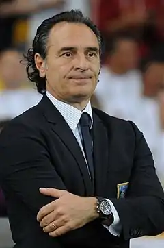 Cesare Prandelli a entraîné le Hellas Vérone