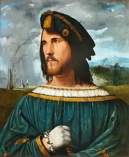 Altobello Melone : Portrait d'un gentilhomme, ou César Borgia