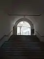 Montée d'escalier au marché couvert